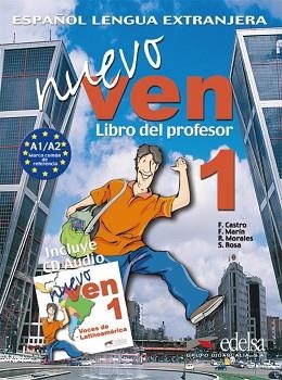 NUEVO VEN 1 LIBRO DEL PROFESOR A1/A2 ESPAÑOL LENGUA EXTRANJERA | 9788477118329 | CASTRO,F.