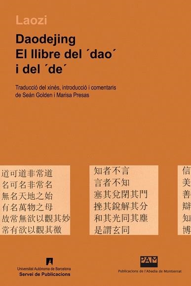 DAODEJING EL LLIBRE DEL DAO I DEL DE | 9788484158028 | LAO TSE