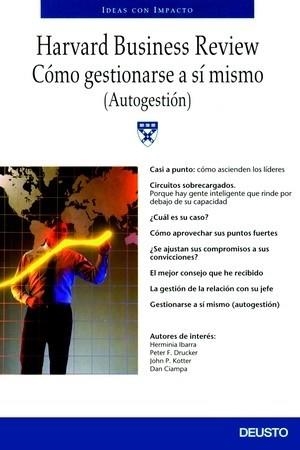 COMO GESTIONARSE A SI MISMO (AUTOGESTION) | 9788423423699 | CIAMPA,DAN KOTTER,JOHN P. DRUCKER, PETER F. IBARRA,HERMINIA