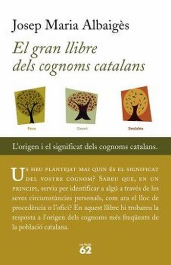 GRAN LLIBRE DELS COGNOMS CATALANS | 9788429756661 | ALBAIGES OLIVART,JOSEP  M