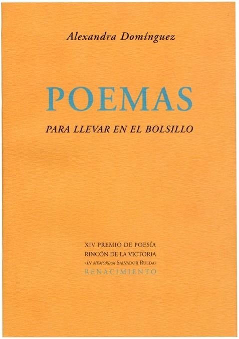 POEMAS PARA LLEVAR EN EL BOLSILLO | 9788484722861 | DOMINGUEZ,ALEXANDRA