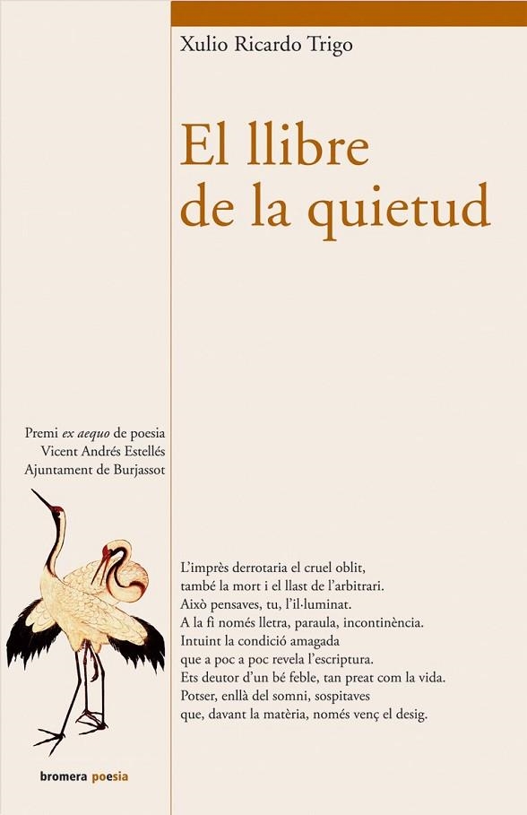 LLIBRE DE LA QUIETUD | 9788476607039 | TRIGO,XULIO RICARDO