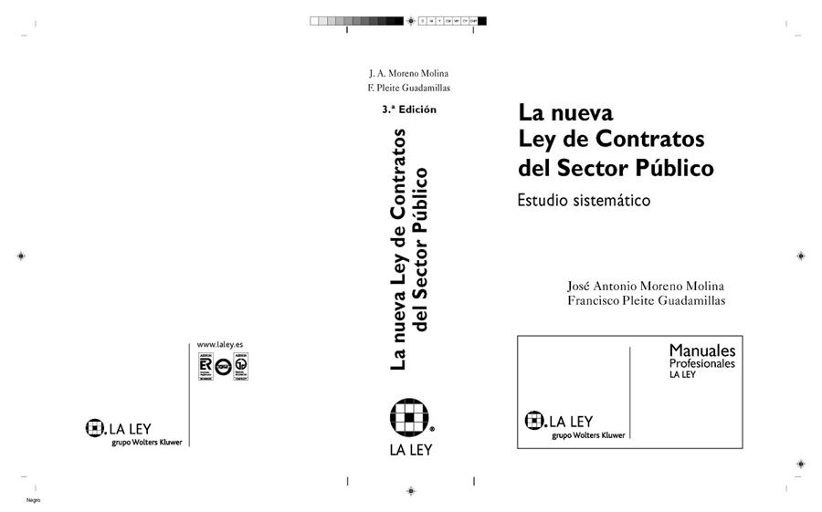 NUEVA LEY DE CONTRATOS DEL SECTOR PUBLICO. ESTUDIO SISTEMATICO | 9788481268126 | PLEITE GUADAMILLAS,FCO. MORENO MOLINA,JOSE ANTONI