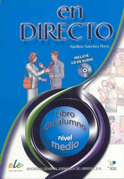 EN DIRECTO LIBRO DEL ALUMNO NIVEL MEDIO | 9788497781770 | SANCHEZ PEREZ,AQUILINO