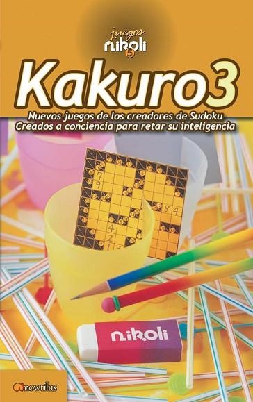 KAKURO 3 | 9788497635134 | NIKOLI