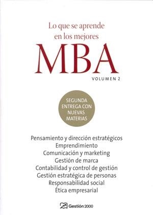 LO QUE SE APRENDE EN LOS MEJORES MBA 2 | 9788498750027 | AA. VV.