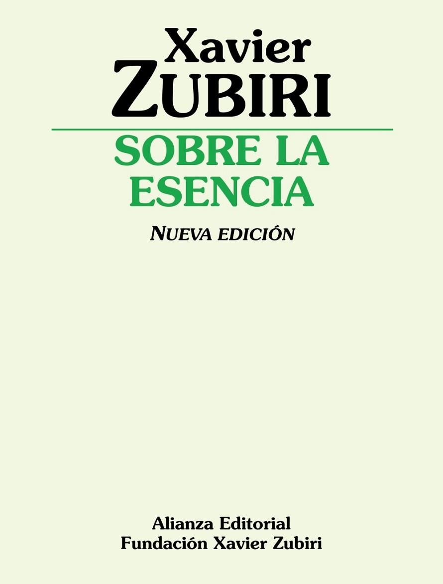 SOBRE LA ESENCIA | 9788420691442 | ZUBIRI,XAVIER