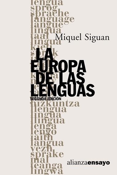 EUROPA DE LAS LENGUAS | 9788420645841 | SIGUAN,MIGUEL