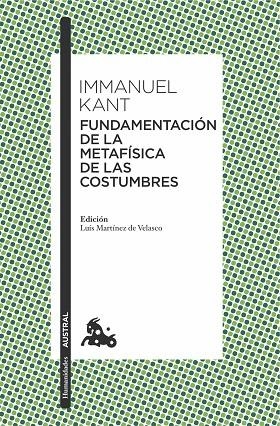 FUNDAMENTACION DE LA METAFISICA DE LAS COSTUMBRES | 9788467047813 | KANT,IMMANUEL