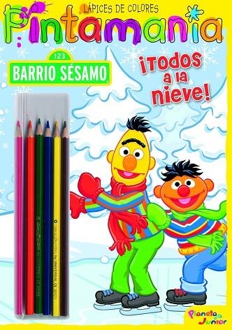 TODOS A LA NIEVE. BARRIO SESAMO,PINTAR+LAPICES COLORES | 9788408084921 | BARRIO SÉSAMO