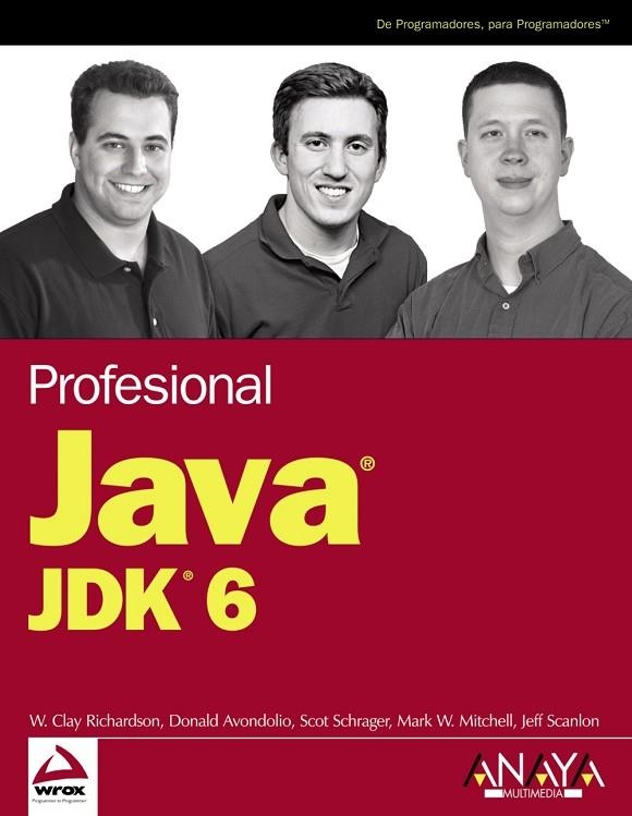 JAVA JDK 6 | 9788441522206 | RICHARDSON,W. CLAY AVONDOLIO,DONALD SCHRAGER,SCOT MITCHELL,MARK W. SCANLON,JEFF