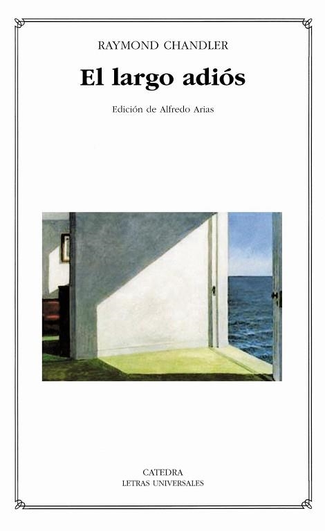 LARGO ADIOS. (ED.DE ALFREDO ARIAS) | 9788437621241 | CHANDLER,RAYMOND