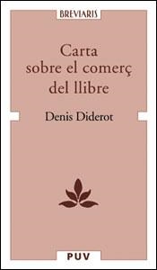 CARTA SOBRE EL COMERÇ DE LLIBRES | 9788437059297 | DIDEROT,DENIS