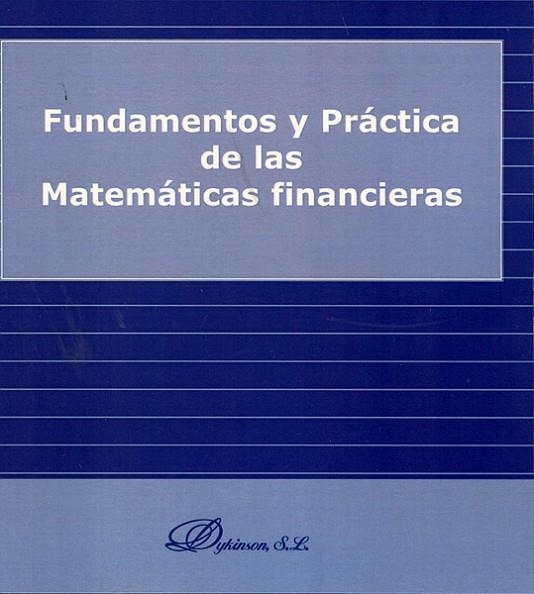 FUNDAMENTOS Y PRACTICA DE LAS MATEMATICAS FINANCIERAS | 9788498497960 | CORDOBA BUENO MIGUEL