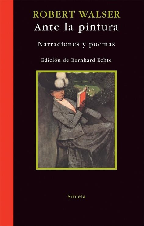 ANTE LA PINTURA. NARRACIONES Y POEMAS | 9788498412246 | WALSER,ROBERT