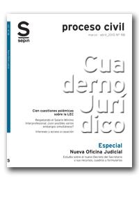 NUEVA OFICINA JUDICIAL. PROCESO CIVIL MARZO-ABRIL | 9788492666843 | EDITORIAL SEPIN