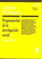 PROGRAMACION DE LA INVESTIGACION SOCIAL | 9788474761825 | PONS,IGNACIO