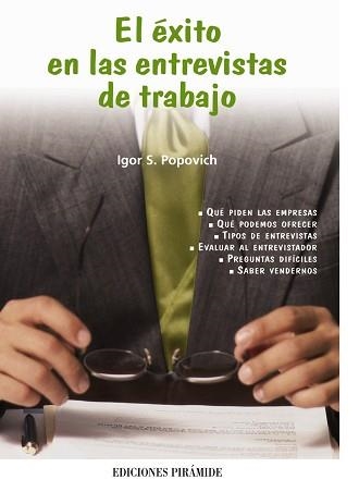 EXITO EN LAS ENTREVISTAS DE TRABAJO | 9788436819250 | POPOVICH,IGOR S.