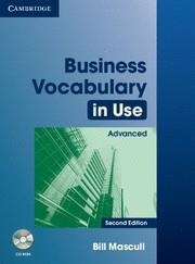 BUSINESS VOCABULARY IN USE. ADVANCED+CD ROM | 9780521749404 | MASCULL,BILL