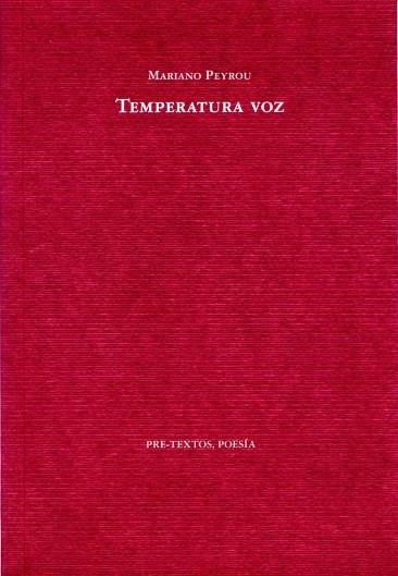 TEMPERATURA VOZ | 9788492913282 | PEYROU,MARIANO