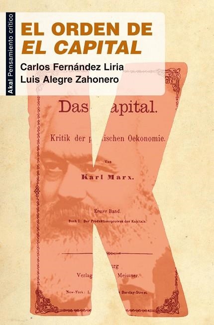 ORDEN DE EL CAPITAL | 9788446031031 | FERNANDEZ LIRIA,CARLOS ALEGRE ZAHONERO,LUIS