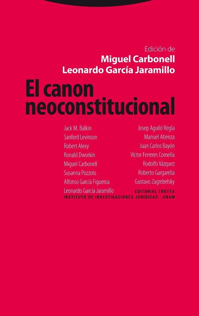 CANON NEOCONSTITUCIONAL | 9788498791624 | CARBONELL,MIGUEL GARCIA JARAMILLO,LEONARDO