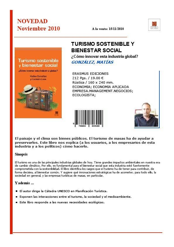 TURISMO SOSTENIBLE Y BIENESTAR SOCIAL. COMO INNOVAR ESTA INDUSTRIA GLOBAL? | 9788492806249 | LEON,CARMELO J. GONZALEZ MATIAS