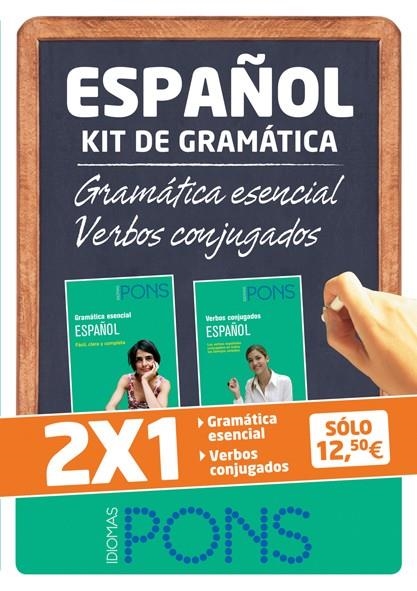 ESPAÑOL. KIT DE GRAMATICA,VERBOS CONJUGADOS | 9788484436423 | VARIOS AUTORES