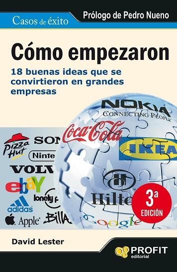 COMO EMPEZARON. 18 BUENAS IDEAS QUE SE CONVIRTIERON EN GRANDES EMPRESAS | 9788492956548 | LESTER,DAVID