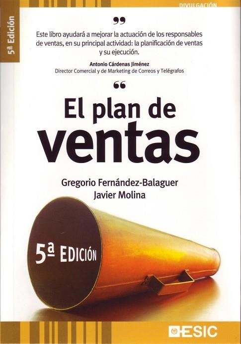 PLAN DE VENTAS | 9788473565301 | MOLINA,JAVIER FERNANDEZ-BALAGUER,GREGORIO