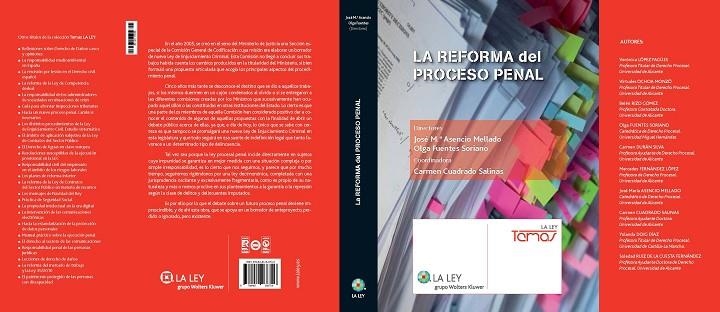 REFORMA DEL PROCESO PENAL | 9788481268706 | ASENCIO MELLADO,JOSE Mª FUENTES SORIANO,OLGA