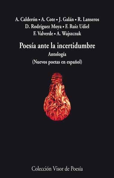 POESIA ANTE LA INCERTIDUMBRE. ANTOLOGIA (NUEVOS POETAS EN ESPAÑOL) | 9788498957853 | VVAA