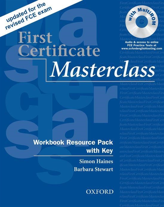 FIRST CERTIFICATE MASTERCLASS WORKBOOK WITH KEY CD-ROM | 9780194522045 | HAINES,SIMON STEWART,BARBARA