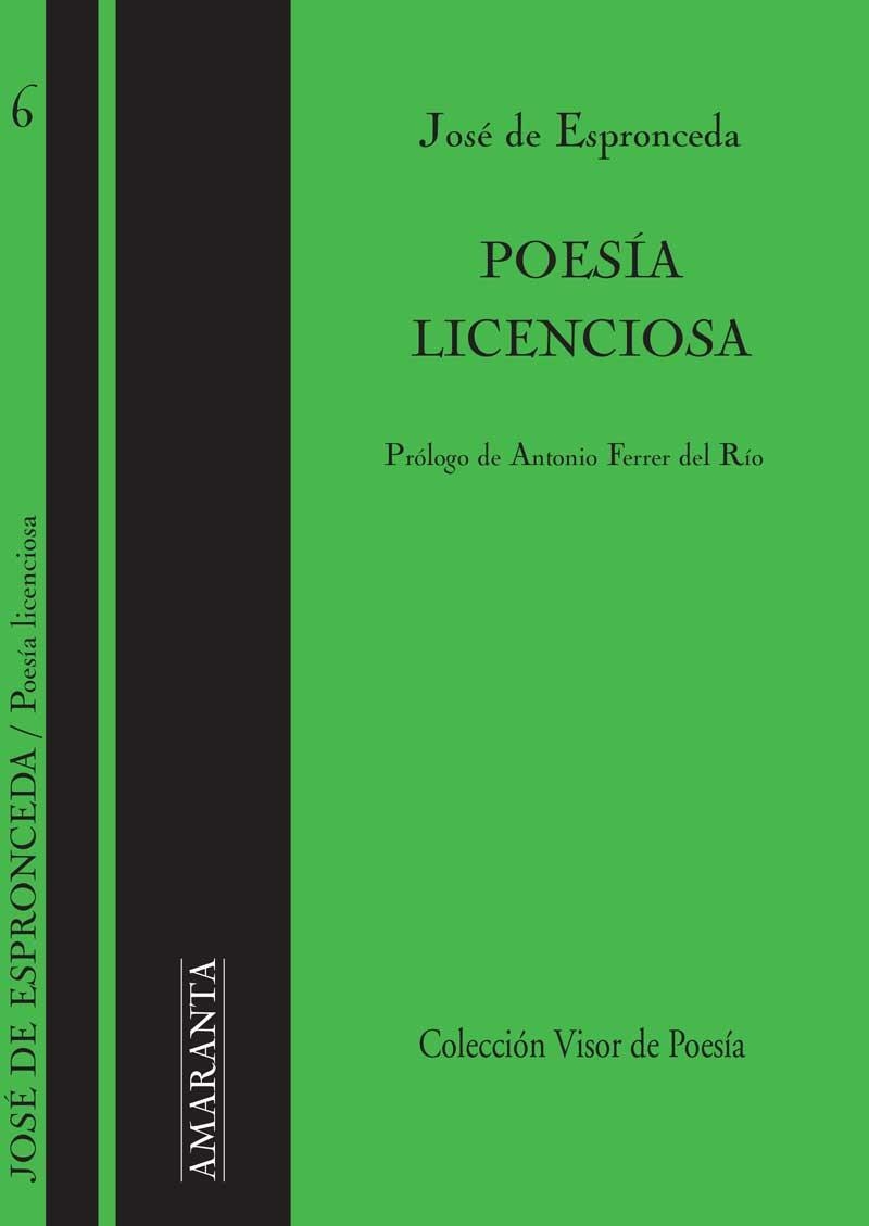 POESIA LICENCIOSA | 9788498950717 | ESPRONCEDA,JOSE DE