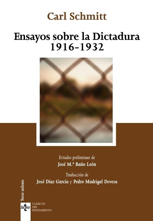 ENSAYOS SOBRE LA DICTADURA 1916-1932 | 9788430958597 | SCHMITT,CARL