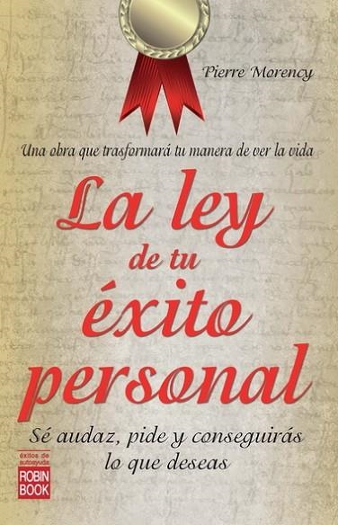 LEY DE TU EXITO PERSONAL | 9788499171555 | MORENCY,PIERRE