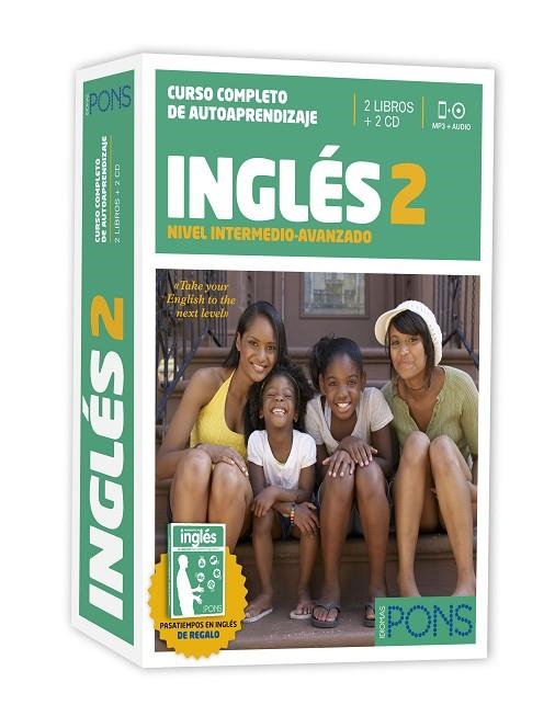 INGLES 2. NIVEL INTERMEDIO-AVANZADO(2 LIBROS + 2 CD´S) | 9788484439172