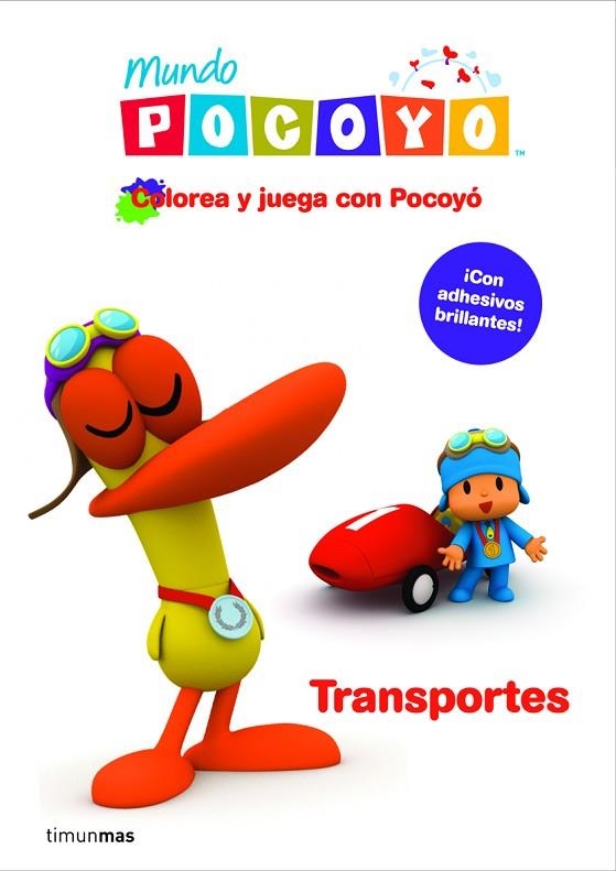 COLOREA Y JUEGA CON POCOYO. TRANSPORTES | 9788408099154 | ZINKIA ENTERTAINMENT, S. A.