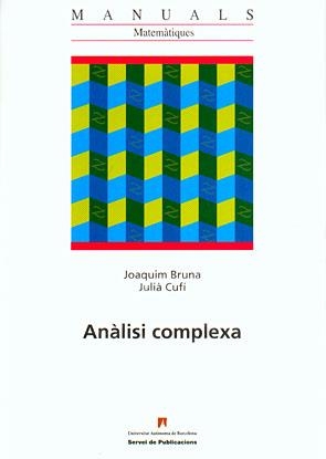 ANALISI COMPLEXA | 9788449025594 | BRUNA,JOAQUIM CUFI,JULIA