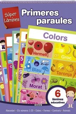 PRIMERES PARAULES. 6 SUPER LAMINES | 9788467724400