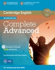 COMPLETE ADVANCED STUDENT,S BOOK WITH ANSWERS +CD-ROM | 9781107670907 | HAINES,SIMON BROOK-HART,GUY