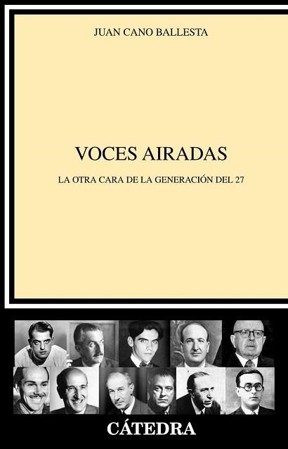 VOCES AIRADAS. LA OTRA CARA DE LA GENERACION DEL 27 | 9788437631790 | CANO BALLESTA,JUAN