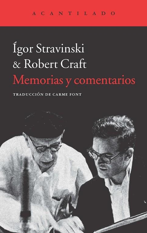 MEMORIAS Y COMENTARIOS | 9788415689669 | STRAVINSKY,IGOR CRAFT,ROBERT