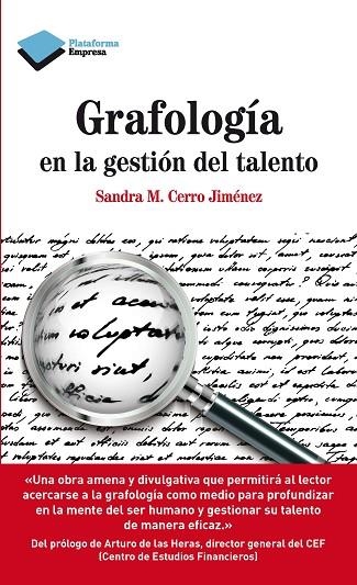 GRAFOLOGIA EN LA GESTION DEL TALENTO | 9788415750734 | CERRO JIMENEZ,SANDRA MARIA