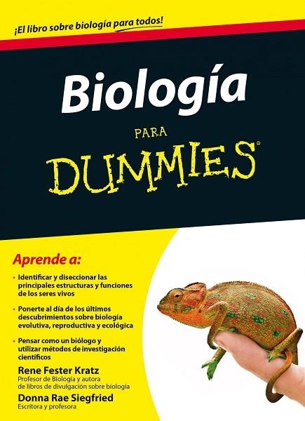 BIOLOGIA PARA DUMMIES | 9788432902024 | FESTER KRATZ,RENE RAE SIEGFRIED,DONNA