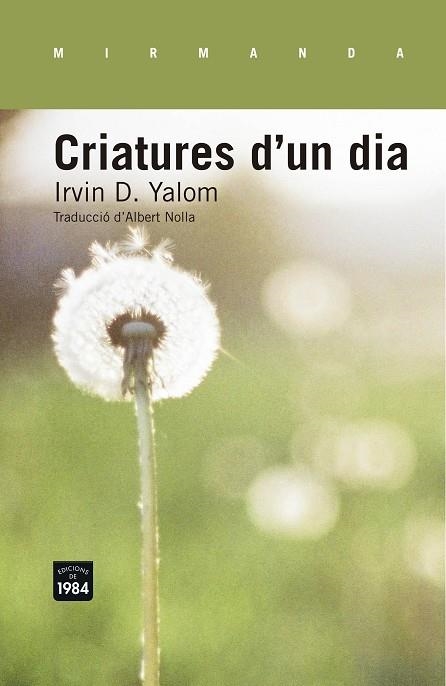 CRIATURES D,UN DIA I ALTRES RELATS DE PSICOTERAPIA | 9788415835554 | YALOM,IRVIN  D.