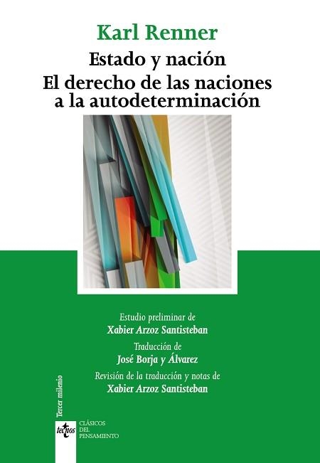 ESTADO Y NACION. EL DERECHO DE LAS NACIONES A LA AUTODETERMINACION | 9788430964970 | RENNER,KARL