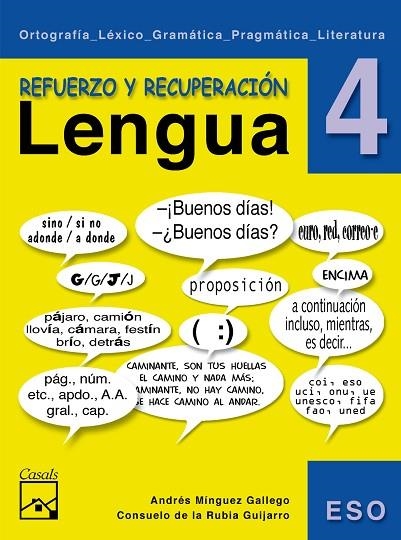 REFUERZO DE LENGUA 4 ESO EDICION LOE | 9788421836644 | MINGUEZ GALLEGO,ANDRES