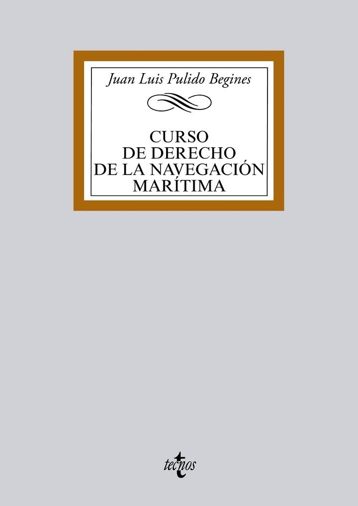 CURSO DE DERECHO DE LA NAVEGACION MARITIMA | 9788430965984 | PULIDO BEGINES,JUAN LUIS