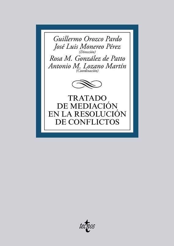 TRATADO DE MEDIACION EN LA RESOLUCION DE CONFLICTOS | 9788430965236 | MONEREO PEREZ,JOSE LUIS OROZCO PARDO,GUILLERMO